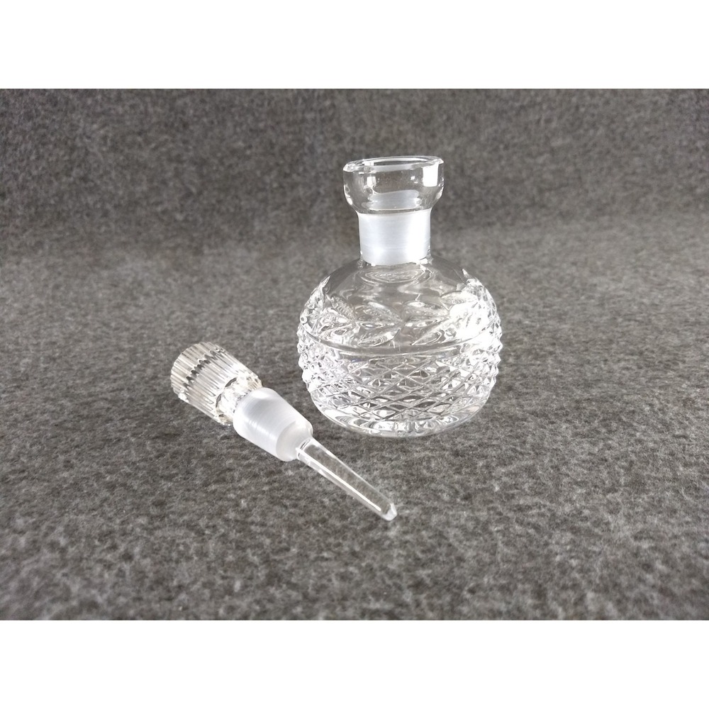 Vintage Waterford Crystal Glandore Perfume Bottle & Stopper Hand Blown Decanter - Picture 6 of 16